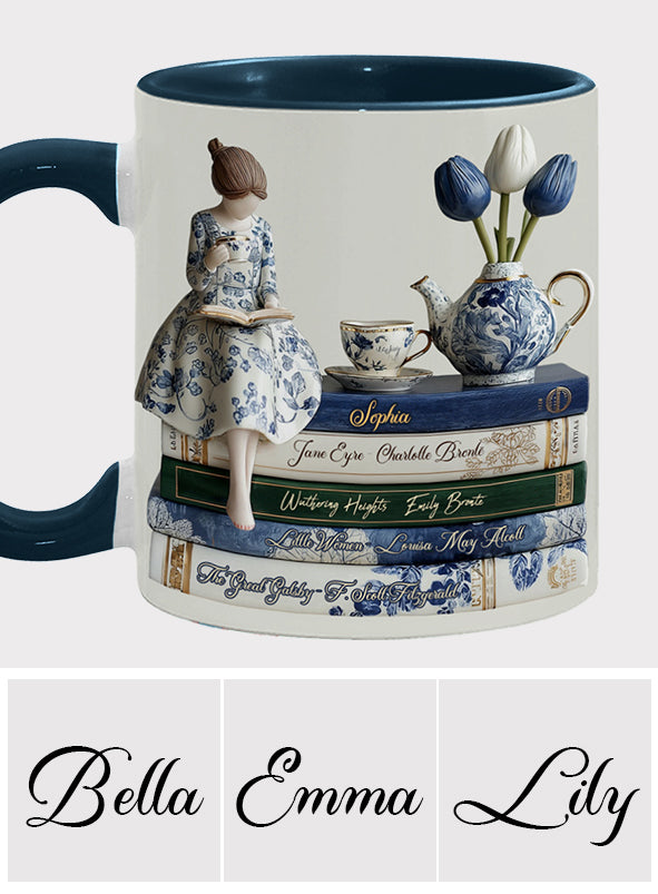Mug personnalisé « J’adore les livres »