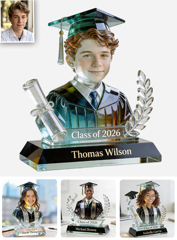 Photo Personnalisée - Plaque Acrylique Sur Mesure pour Graduation