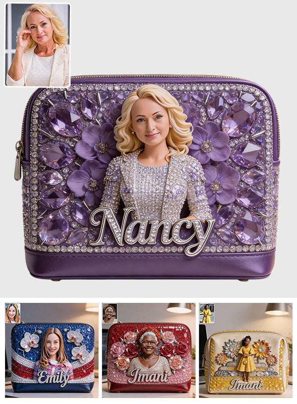 Tout Photo, Fleur - Trousse de Maquillage Personnalisée Amour de Soi