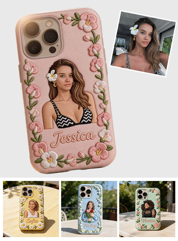 Birth Month Flower (Jan to Dec), Best Gift Idea - Personalized Birth Month Flower Full Print Phone Case