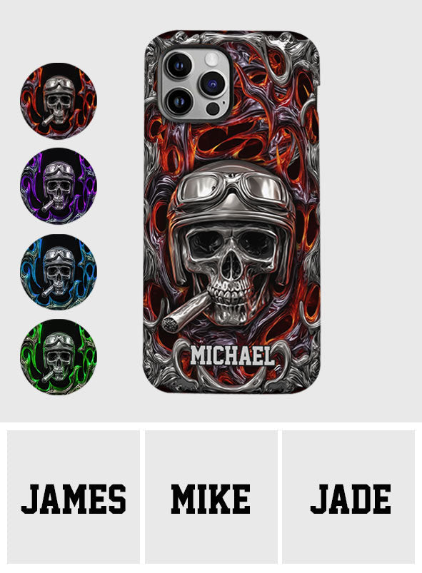 Ride Or Die - Coque de téléphone personnalisée pour motard avec impression intégrale