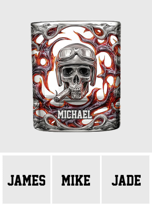 Ride Or Die - Verre à whisky personnalisé pour motards