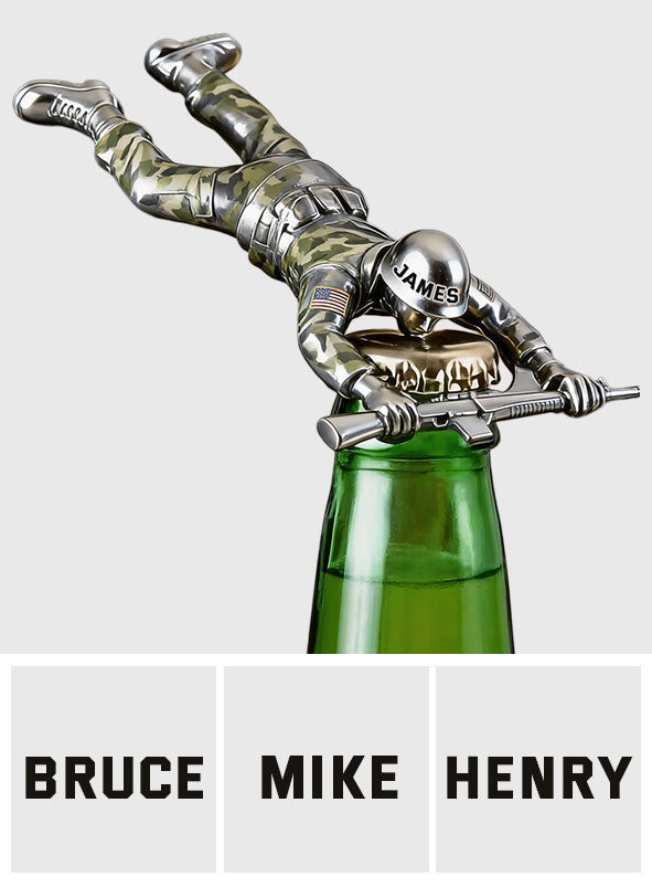 Beer Time - Personalized Veteran Bottle Opener