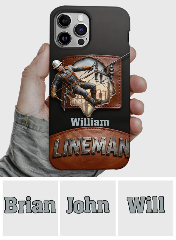 Cool Lineman - Personalized Lineman Full Print Phone Case