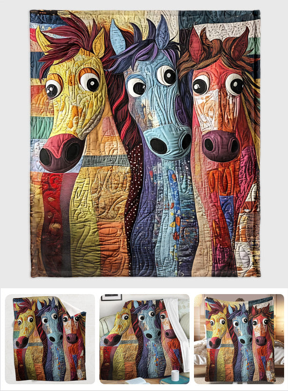 Adorable Horses - Horse Blanket