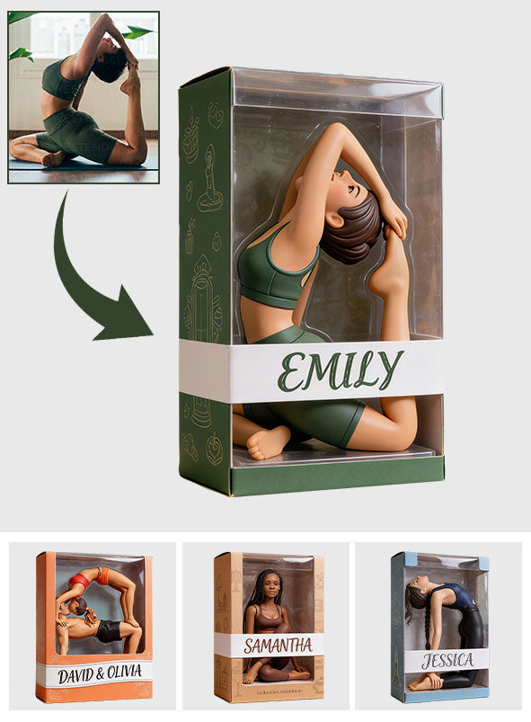 Plaque acrylique personnalisée à partir d'une photo - Yoga sur mesure