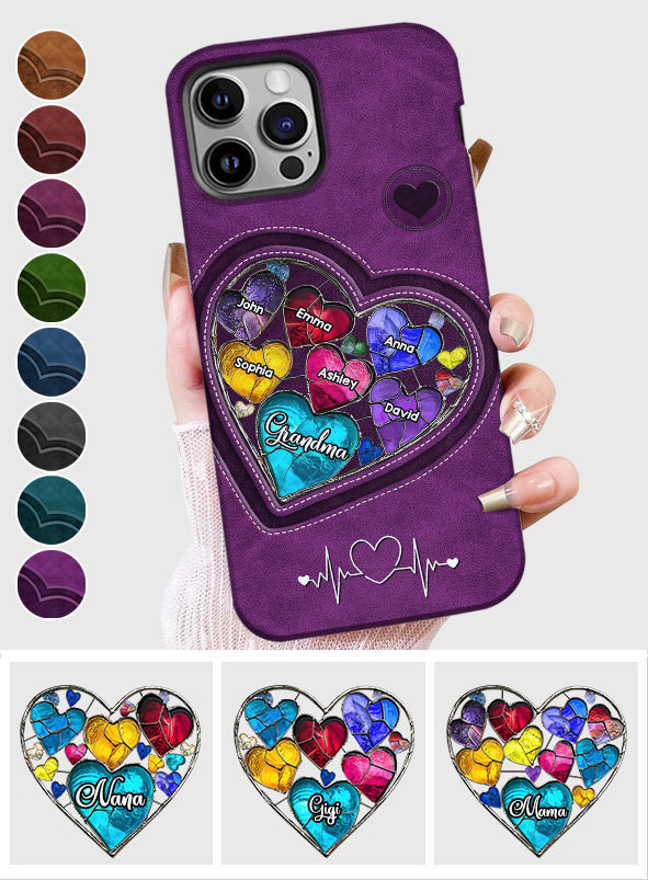 Les chéries de la maman de grand-mère - Coque de téléphone personnalisée avec impression intégrale « Grand-mère »