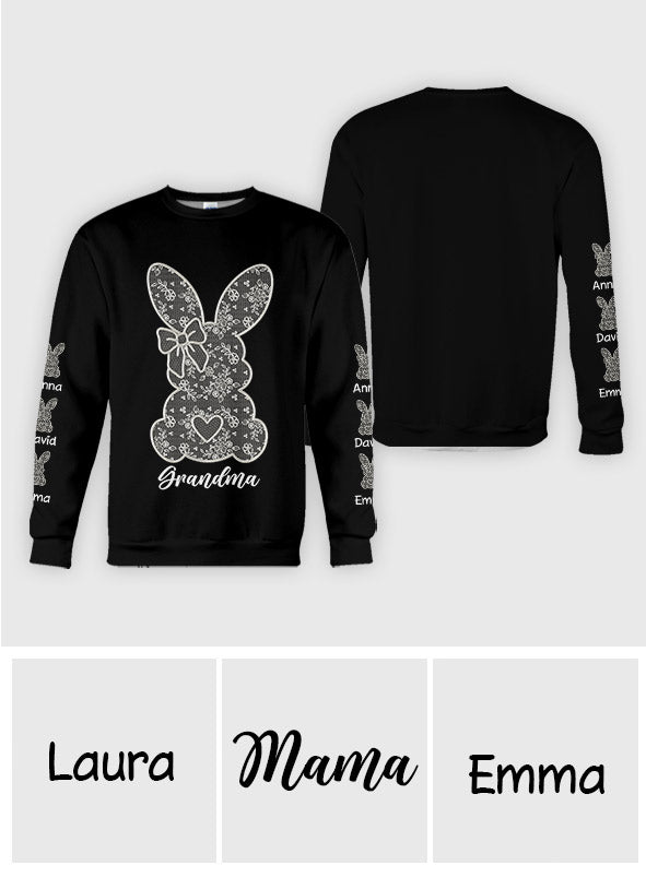 Happy Easter - Personalized Grandma All Over Shirt