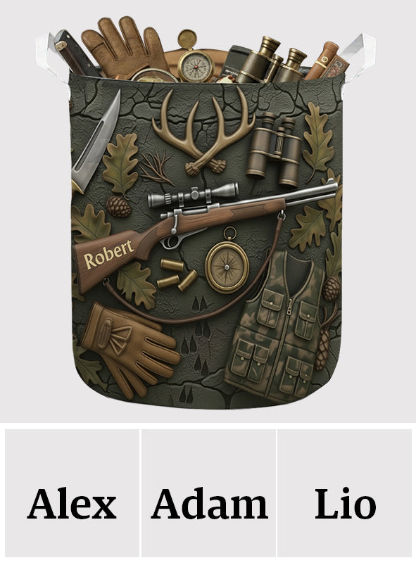 Passionné de chasse - Panier de rangement de chasse personnalisé