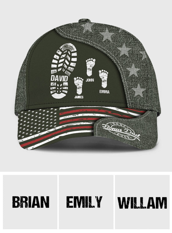 Best Bonus Dad Ever - Personalized Step Dad Classic Cap