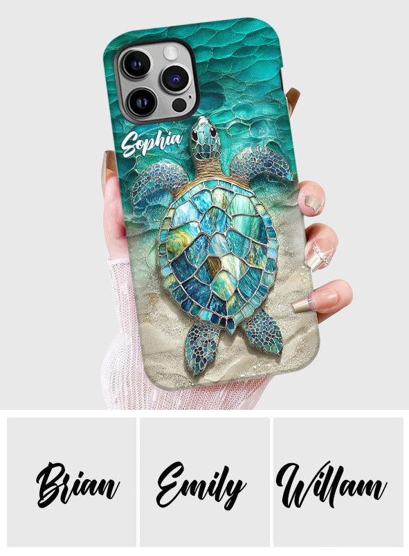 Sea Turtle Lovers - Personalized Turtle Full Print Phone Case