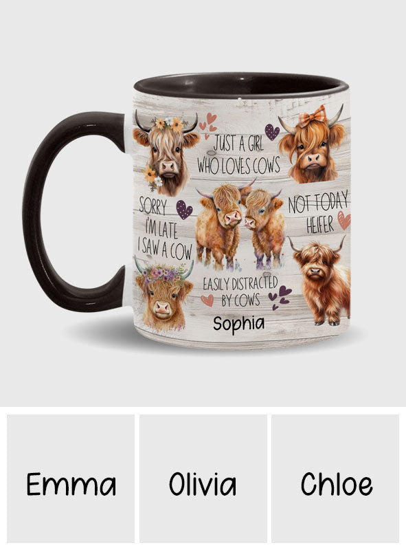 Mug personnalisé « Vache des Highlands »