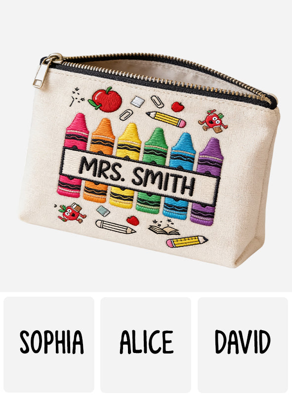 Trousse de Crayon Personnalisée - Trousse pour Enseignant
