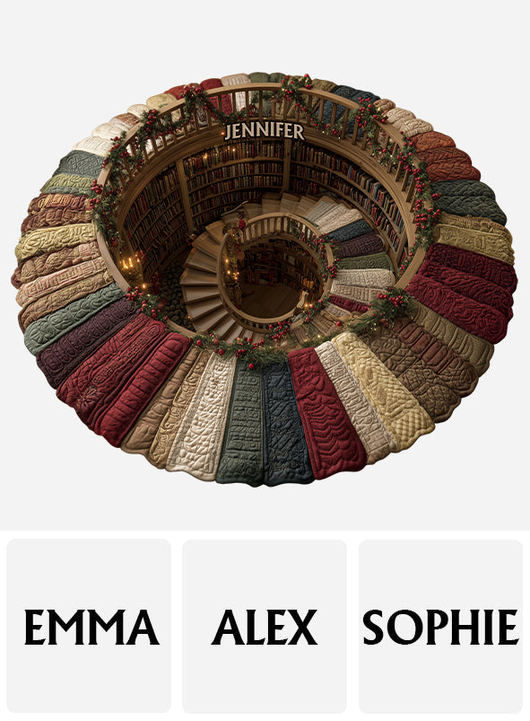 Paillasson/tapis de porte personnalisé en forme de livre pour les amoureux des livres