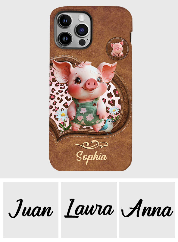 Cute Pig - Personalized Pig Lover Full Print Phone Case