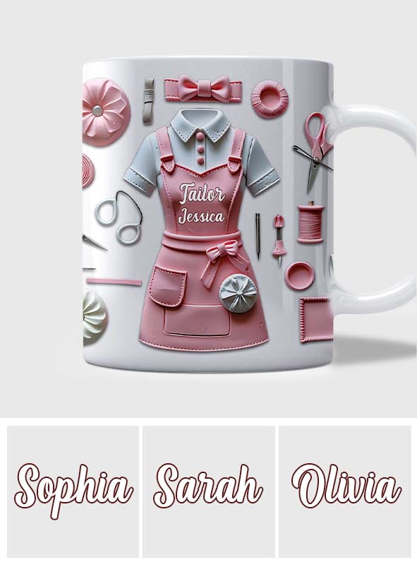 Just A Girl Who Loves Sewing - Personalized Sewing Mug