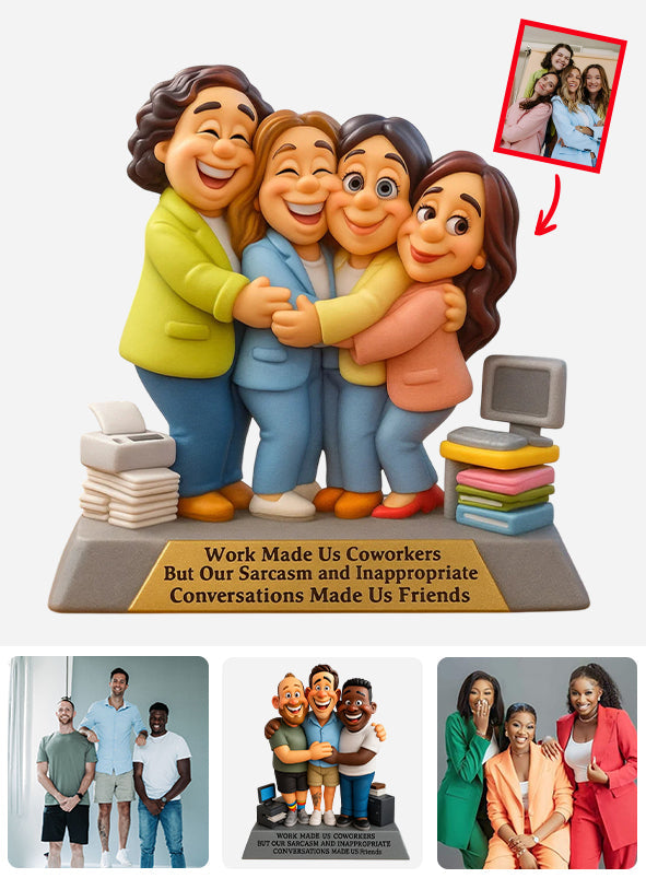 Un travail a fait de nous des collègues - Plaque acrylique personnalisée pour collègues