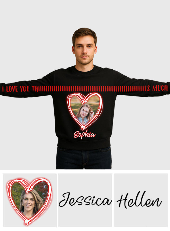 Je t'aime tellement - T-shirt personnalisé pour couple