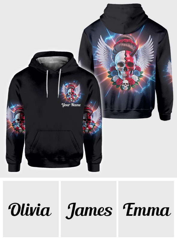 It's Going To Be One Of Those Days - Personalized Skull All Over Shirt