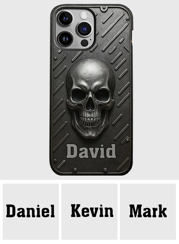 Hello Darkness - Personalized Skull Full Print Phone Case