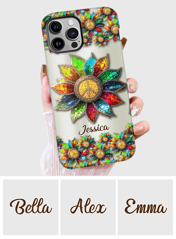 Coque de téléphone personnalisée Hippie Soul - Motif hippie intégral