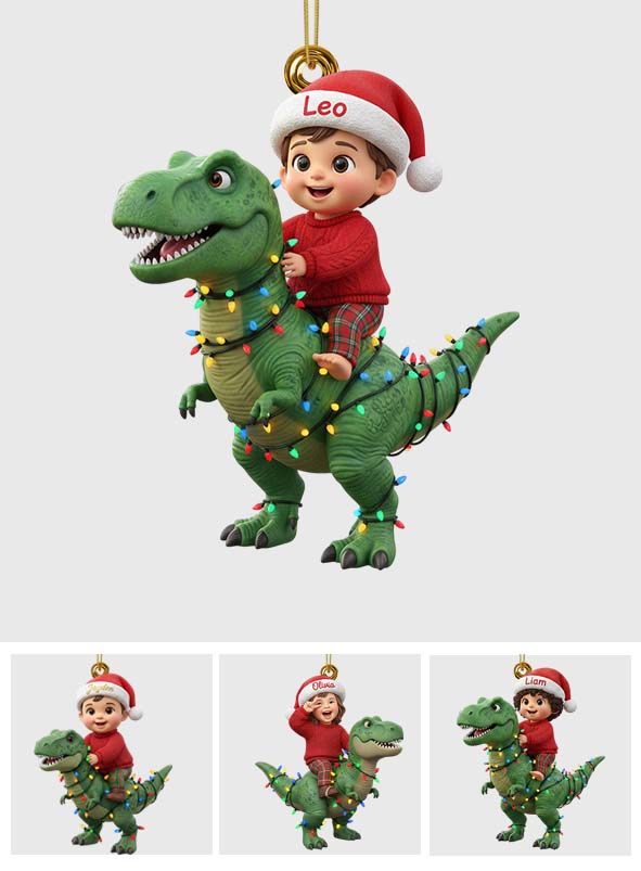 Cadeau de Noël pour enfants - Ornement personnalisé pour enfants