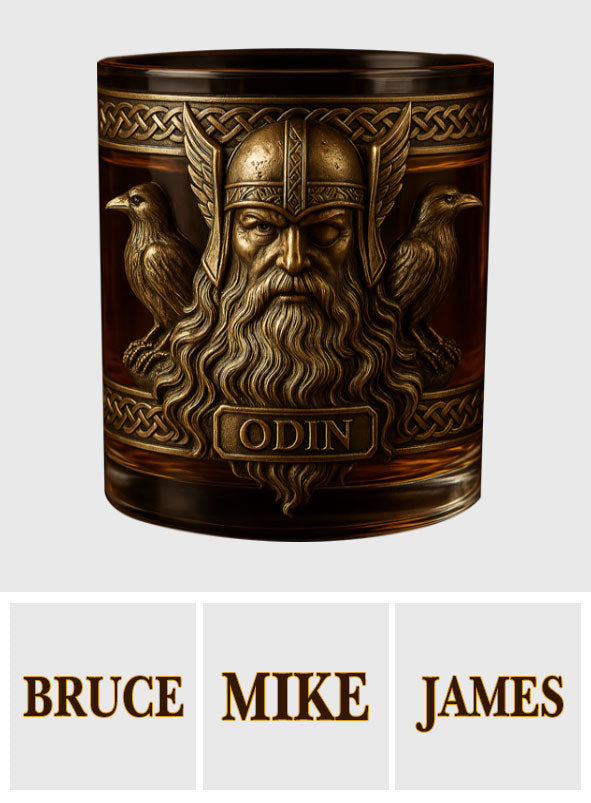 Verre à whisky viking personnalisé Allfather