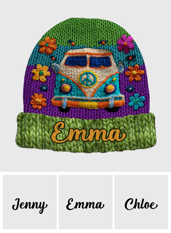 Âmes Hippies - Bonnet Hippie Personnalisé