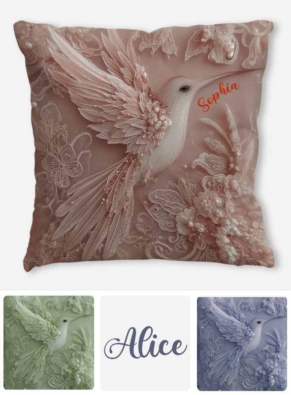 Coussin décoratif personnalisé Colibri - Magnifique Colibri
