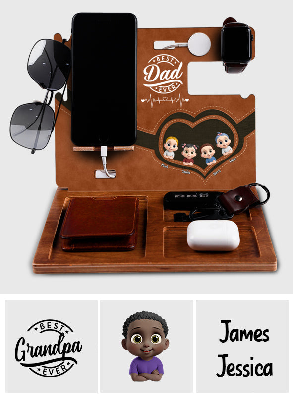 Best Dad Ever - Personalized Father Docking Station