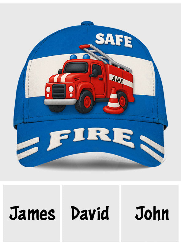 Camion de pompiers - Cadeau enfant mignon - Casquette classique personnalisée pour enfant