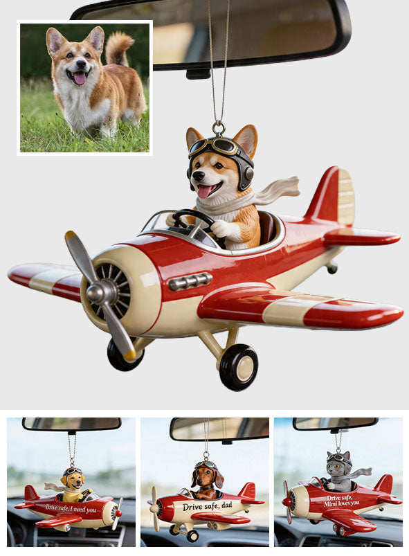 Cadeau pour Maman Chien, Maman Animal, Amoureux de Chiens et Chats - Ornement de Voiture Personnalisé