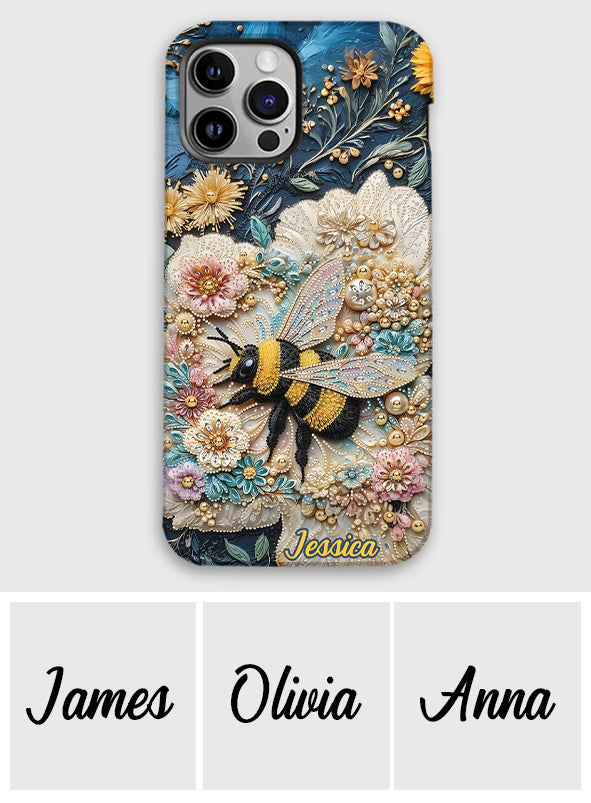 Soyez gentils - Coque de téléphone personnalisée avec motif abeille