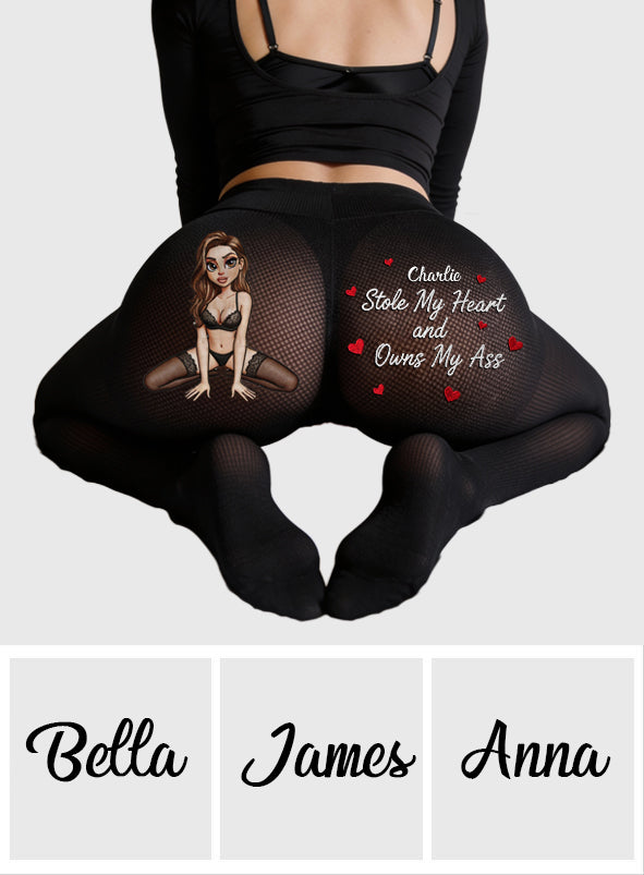 Cadeau de Saint-Valentin pour elle - Collants personnalisés pour couple