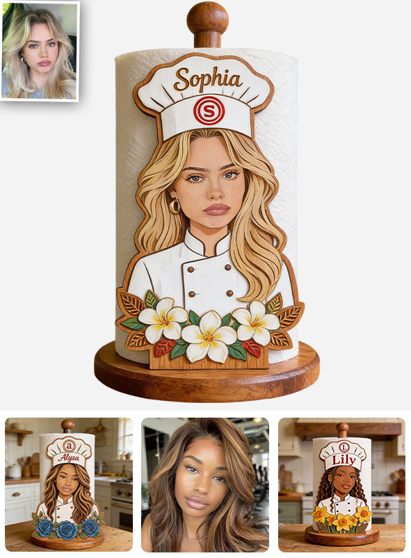 Master Cook - Support de Serviette en Papier Personnalisé