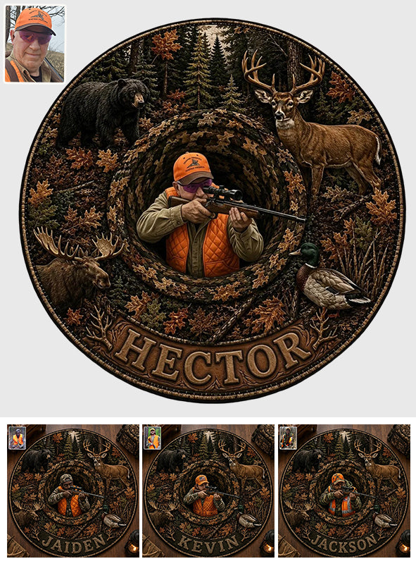 Love Hunting - Personalized Hunting Non-Slip Tufted Rug