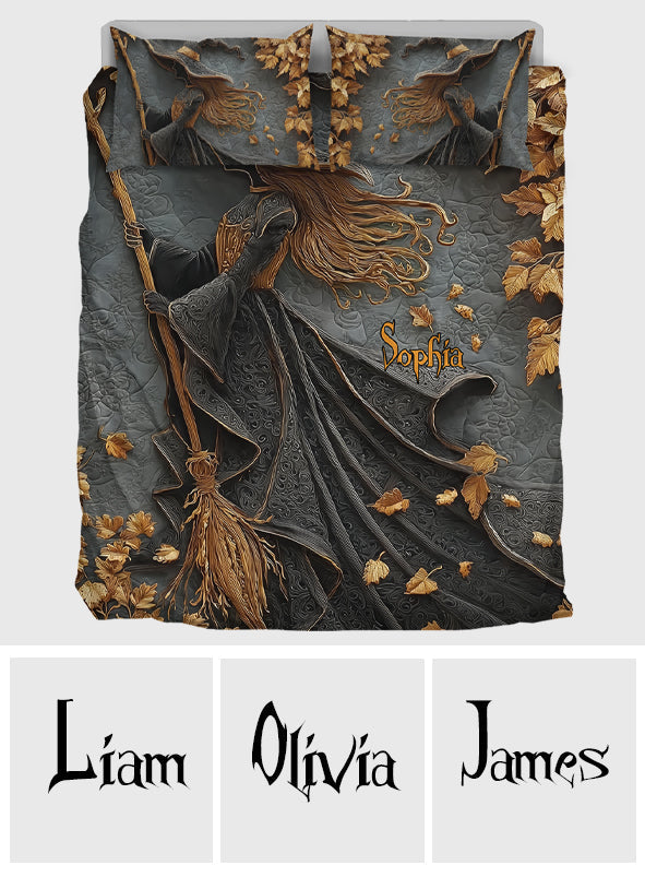 Mystic Witch - Mystical Ambiance - Personalized Witch Bedding Set