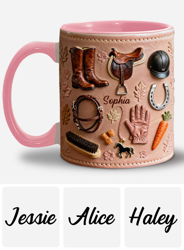 Mug personnalisé « Amoureux des chevaux »