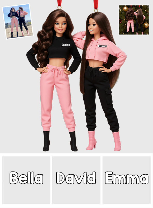 Cadeau pour elle - Figurine miniature 3D personnalisée pour sa meilleure amie