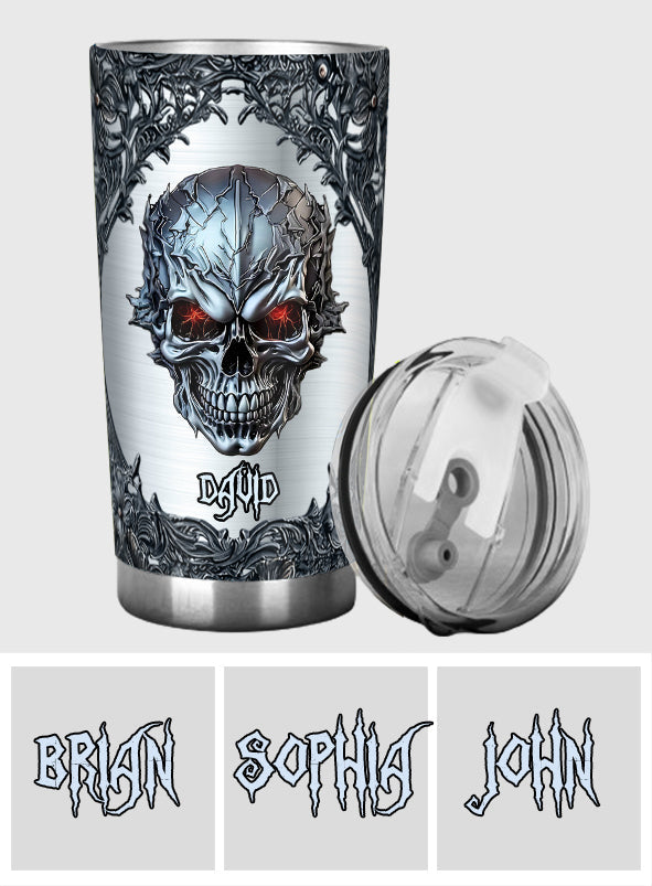 Cool Skull - Personalized Skull Tumbler