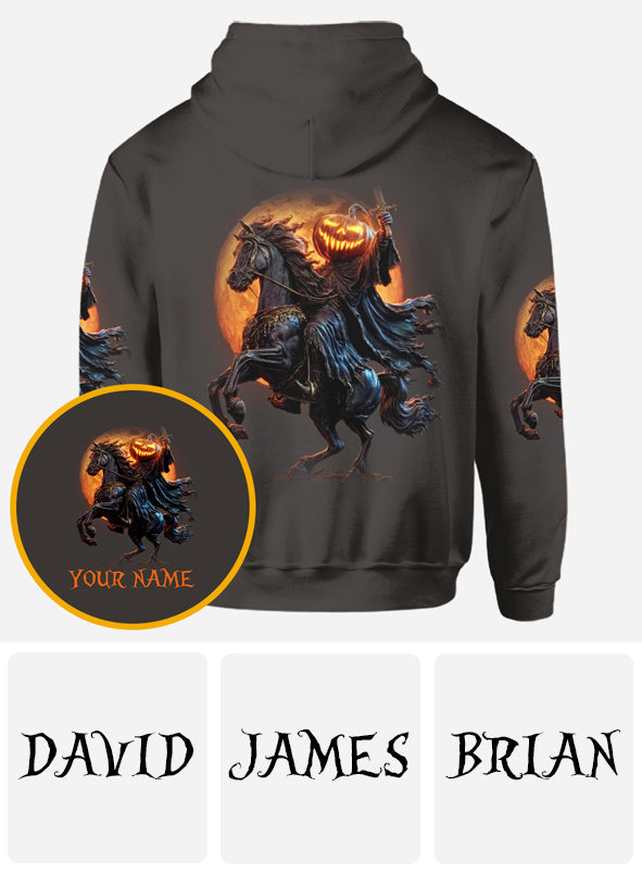 Bonjour les ténèbres - T-shirt personnalisé avec crâne intégral