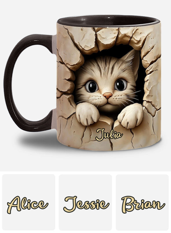 Cute Cat - Personalized Cat Accent Mug