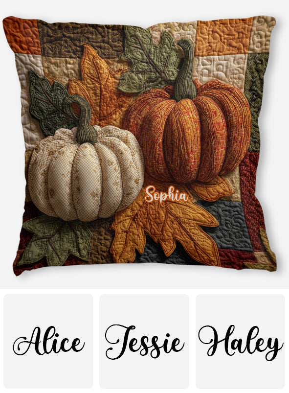 Coussin décoratif personnalisé pour l'automne