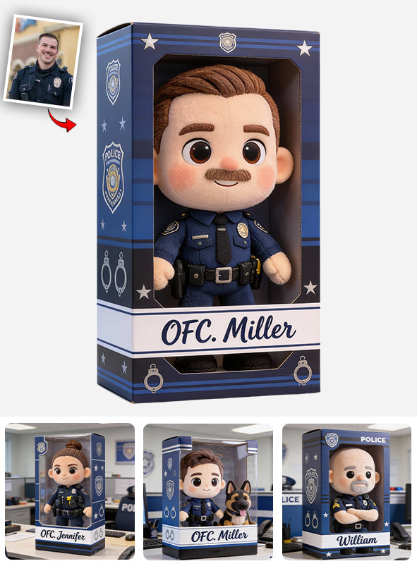 Police Gifts - Personalized Police Officer Custom Shaped Acrylic Plaque