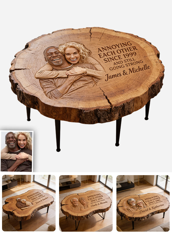 Vieillir Ensemble - Table Personnalisée en Forme Unique