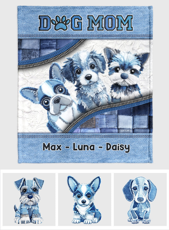 Couverture personnalisée pour chien mignon