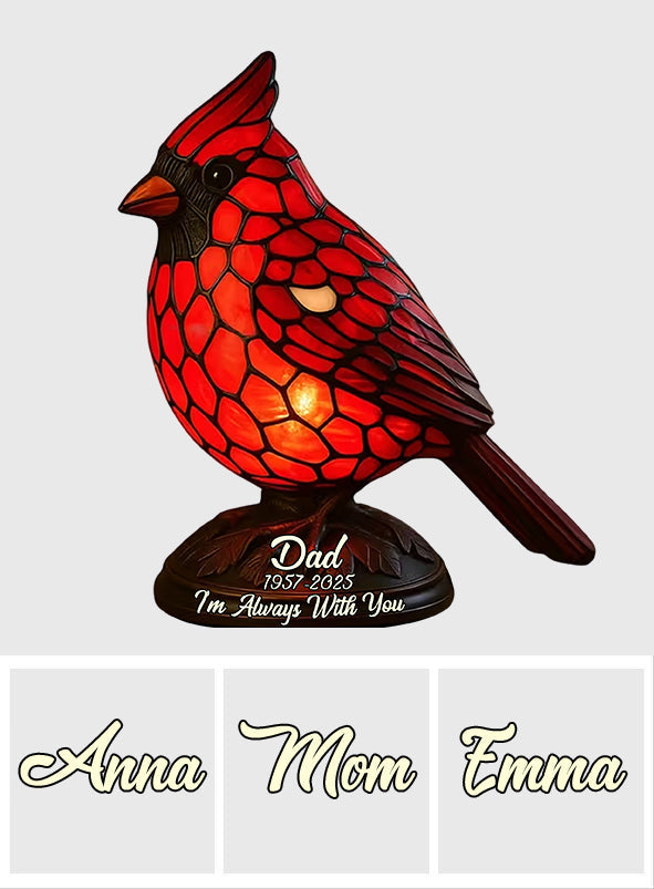 Je suis toujours avec toi - Veilleuse LED personnalisée en acrylique - Souvenir