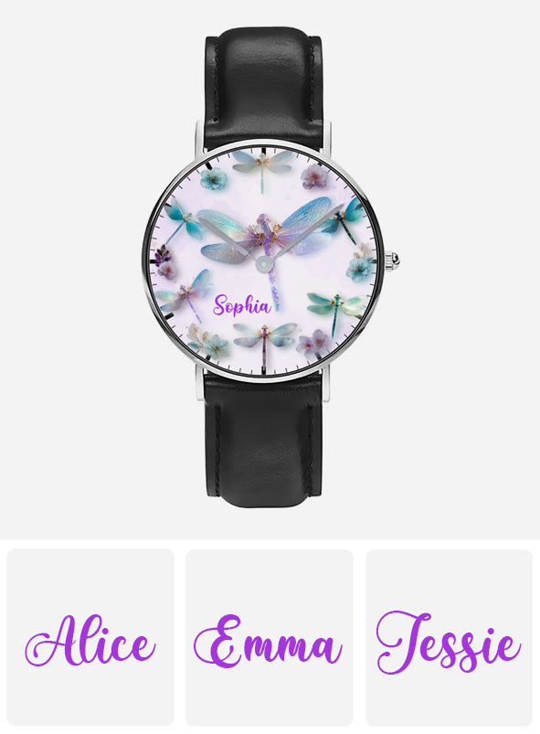 Whispering Wings Dragonflies - Personalized Dragonfly Hand Watch