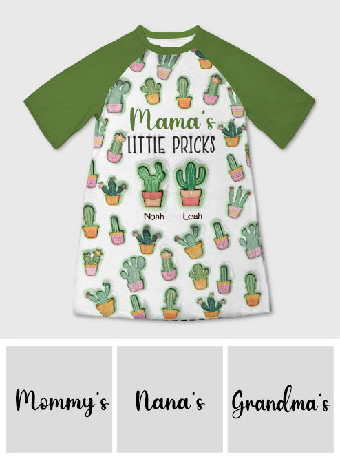 Les petits picotements de maman - Robe-t-shirt de nuit personnalisée pour maman