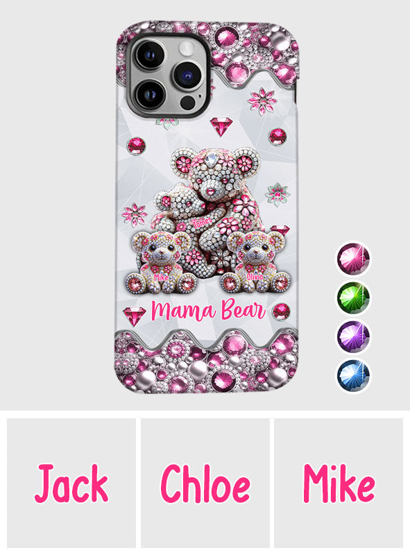 Mama Bear Gift For Mom, Grandma,.. - Personalized Mother Full Print Phone Case